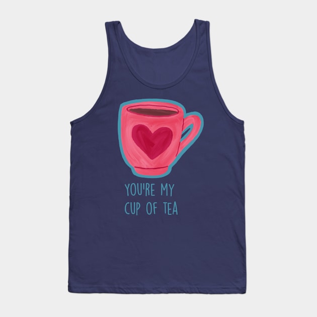 Cup of tea Tank Top by Khaydesign